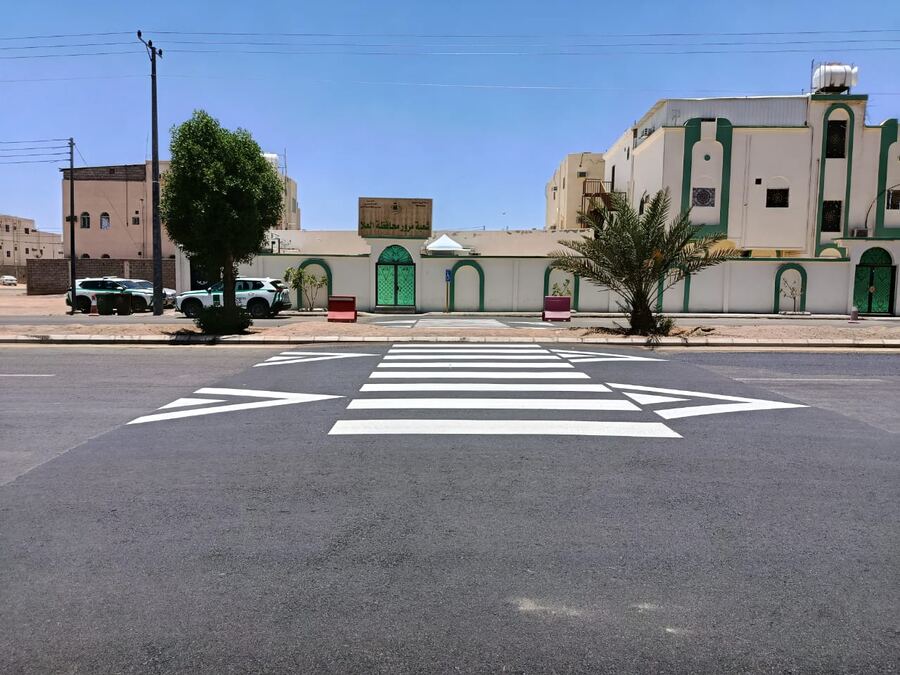 تحسينات الحركة المرورية في العلا